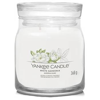 Image 1 of Yankee Candle Signature White Gardenia типична свещ средна 368 гр