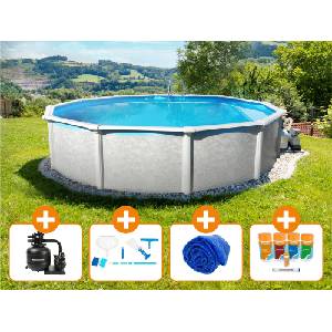 Steinbach Grande Pool Set Round Ø 366 x 135 cm - Пълен комплект Small - 1 компл (011761)