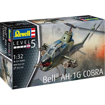 Revell AH1G Cobra Plastic ModelKit vrtulník 03821 1:32