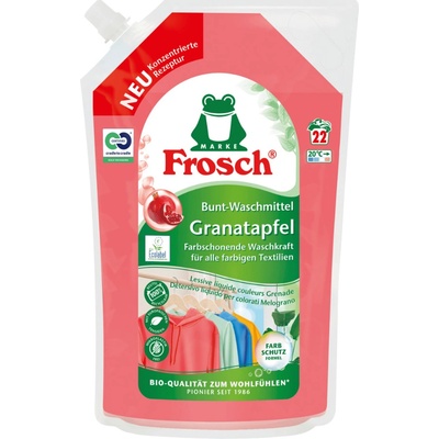 Frosch Eko gel na na barevné prádlo Granátové jablko 1,8 l 22 praní