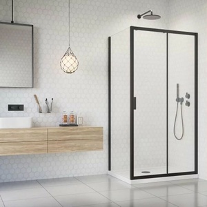 Radaway Квадратна душ кабина с люлееща се врата Radaway Torrenta 80x80 см хром-прозрачна дясна ориентация (132212-01-01R)