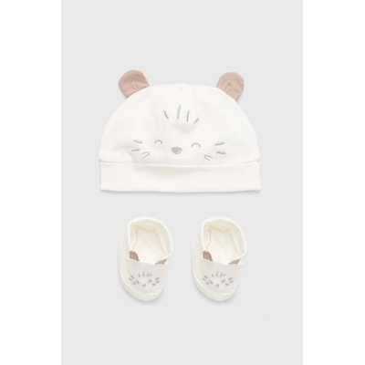 OVS Бебешка шапка и буйки OVS в бяло от памук (1760734.Newborn.Miscell)