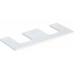 Geberit Плот за мивка Geberit One с двоен изрез 120 см, гланцово бяло (505.335.00.1)