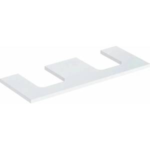 Geberit Плот за мивка Geberit One с двоен изрез 120 см, гланцово бяло (505.335.00.1)
