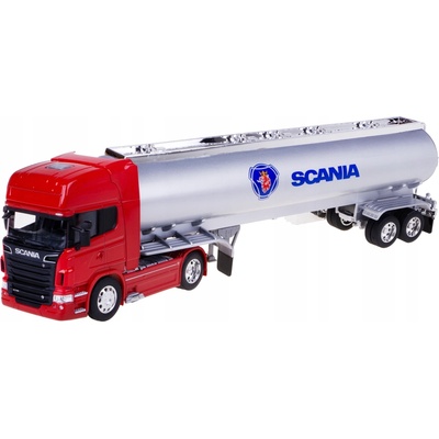 WELLY VEĽKÝ NÁKLADNÝ AUTOMOBIL S PALIVOVOU CISTERNOU SCANIA TIR + OTVÁRAČ ZDARMA