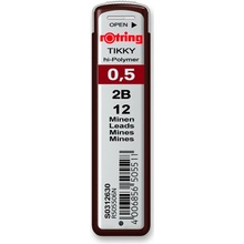 Rotring tuhy do mikrotužky 0,5 mm, 2B S0312630 12 ks