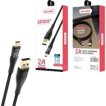 Ven-Dens KP34827 USB na Micro 2A Rýchlonabíjací, 1,5m, černý