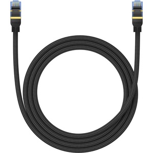 Baseus Мрежов кабел Baseus RJ45, Cat. 7, 10Gbps, 1, 5 м B0013320B111-02 - черен (B0013320B111-02_VZ)