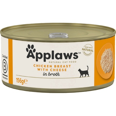 Applaws Cat Kuřecí prsa se sýrem 6 x 156 g