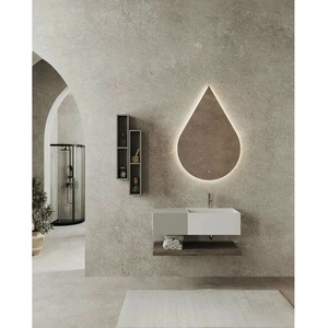 Savinidue Перлено сив висящ шкаф за баня Savini Due Roma 40 см (3010/F95)