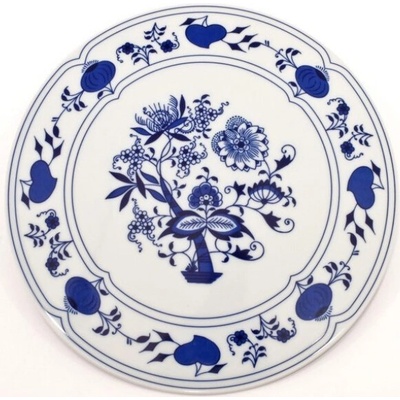 Cibulák talíř deska kulatá 30,5 cm originální český porcelán Dubí