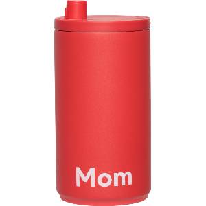 Design Letters Чаша за пътуване Design Letters Mom 350 мл коралова (30101019CORALMOM)
