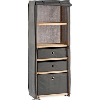 Bigbuy domácí knihovna Šedý dřevěný materiál 28x113x42 cm