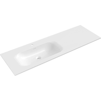 Mexen Vela мивка вградена в плота лява 141 x 46, 5 см, бял гланц - 25231400L (25231400L)