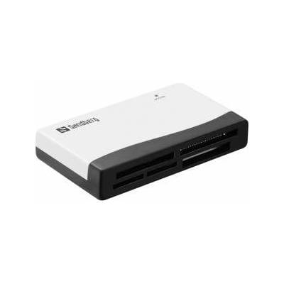 Sandberg Multi Card Reader Multi Card Reader, CF, MMC, Memory Stick (MS), MicroSD (TransFlash), SD, SDHC, SDXC, xD, Black, White, 480