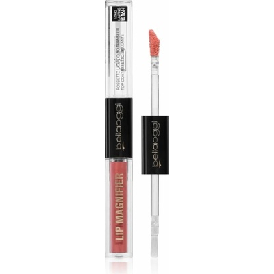 bellaoggi Lip Magnifier dlhotrvajúci rúž a lesk na pery 2 v 1 Creamy Peach 2,7 ml