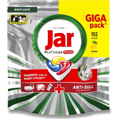 Jar kapsle do myčky Platinum Plus Yellow 102 ks – Hledejceny.cz