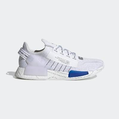 adidas gazelle silver green womens ADIDAS Big Kids' NMD Runner Casual Shoes, White main image 1