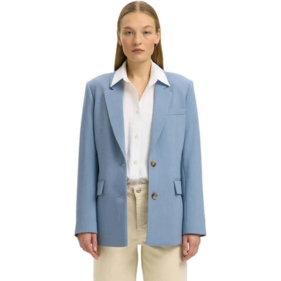 SELECTED Сако Selected Rita Classic blazer - Blue (Dusty Blue / Melange)