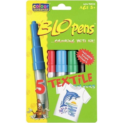 Fúkacie fixky na textil Centropen 5 ks