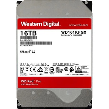 Image 1 of Western Digital WD Red Pro 3.5 16TB 7200rpm SATA3 (WD161KFGX)