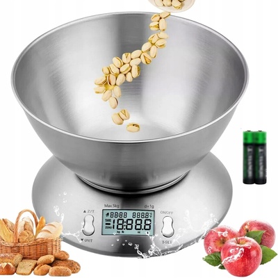 Bedee Digital kitchen scale stříbrná/šedá 5 kg