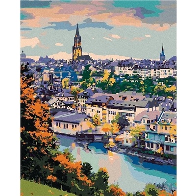 zuty Malování Podle Čísel Bern 80 x 100 Cm Plátno Rám