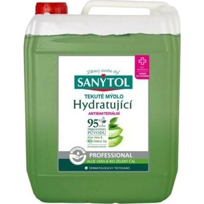 Sanytol antb. mýdlo 95% přír.složení hydratující Professional Aloe Vera&Zelený čaj 5 l