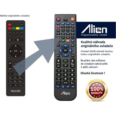 Diaľkový ovládač Alien Mascom MC751T2-HD