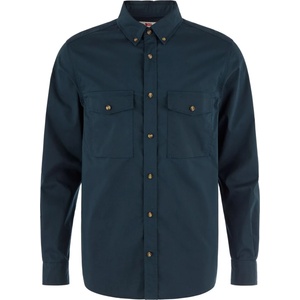 Fjällräven Мъжка риза с копчета Fjällräven Övik G-1000 Shirt L/S Shirt - Dark Navy - размер XL (033-3364-0115)