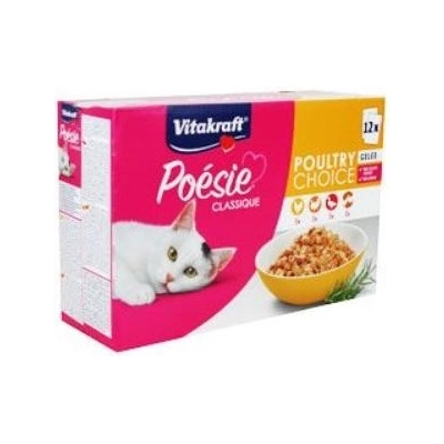 Vitakraft Cat Poésie Classique Gellée hydina 12 x 85 g