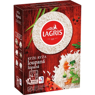 Lagris rýže loupaná varné sáčky 400 g