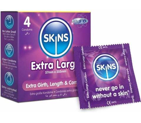Skins Extra Large 4 ks