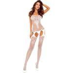 Passion Bodystocking BS121 White