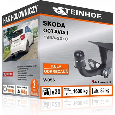 Sťahovací hák Škoda OCTAVIA I, 1998-2010