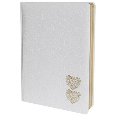 GIPTA Книга за сватбени пожелания, 20 x 28 cm, 90 g/m2, 140 листа (2156)