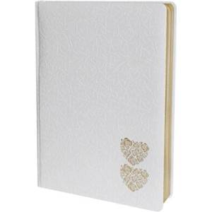 GIPTA Книга за сватбени пожелания, 20 x 28 cm, 90 g/m2, 140 листа (2156)