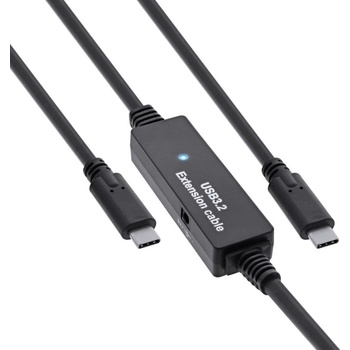 Image 1 of InLine 35672C USB кабел USB 3.2 Gen 1 (3.1 Gen 1) 15 м USB C Черен (35672C)