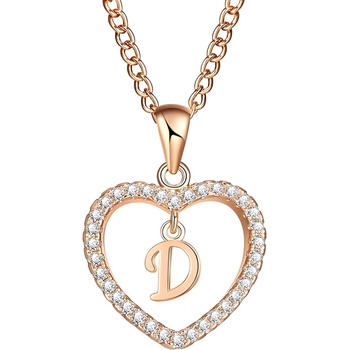 HARAHU Колие Писмо - d / Златна kp5187 (5187)