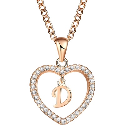 HARAHU Колие Писмо - d / Златна kp5187 (5187)