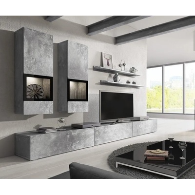 Холна секция Барос светъл бетон