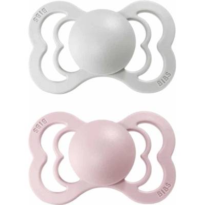 Bibs Supreme symetrické cumlíky silikon 2ks Haze / Blossom
