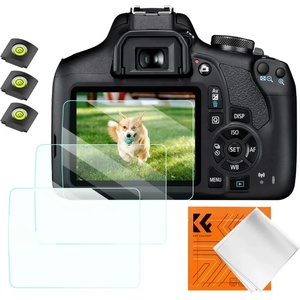 K& F Concept Протектор за LCD дислпей за Canon Rebel T7, T6, T5 стъкло 0, 3 mm 3бр