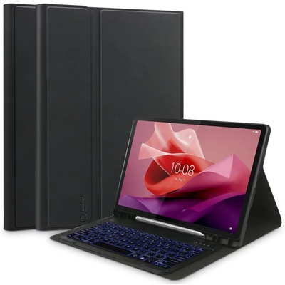 Tech-Protect SC PEN + клавиатурен калъф за Lenovo Tab P12 12.7 TB-370 черен