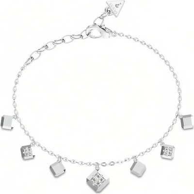 Guess Úchvatný ocelový náramek Ace Of Diamonds JUBB06179JWRH 18,4 cm