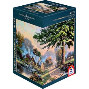 Schmidt Spiele Дървен пъзел Schmidt от 1000 части - По-прости времена (59797)