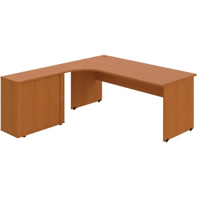 Office Pro kancelárska zostava GE 1800 HR P 180 x 200 cm čerešňa