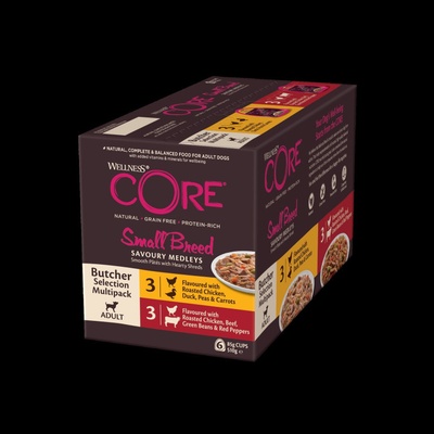 Wellness Core Wellness Dog Adult Small Breed Sav.Med. Masovy vyber 510 g