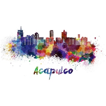 DIMEX ART s. r. o Флизелинов фототапет панорама на акапулко 375 x 250 см