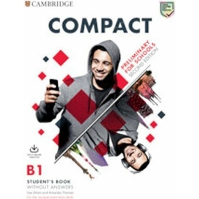 Compact Preliminary for Schools for revised exam from 2020 Student´s Book without answers with Online Practice